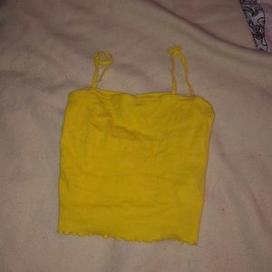 Yellow Crop Tank